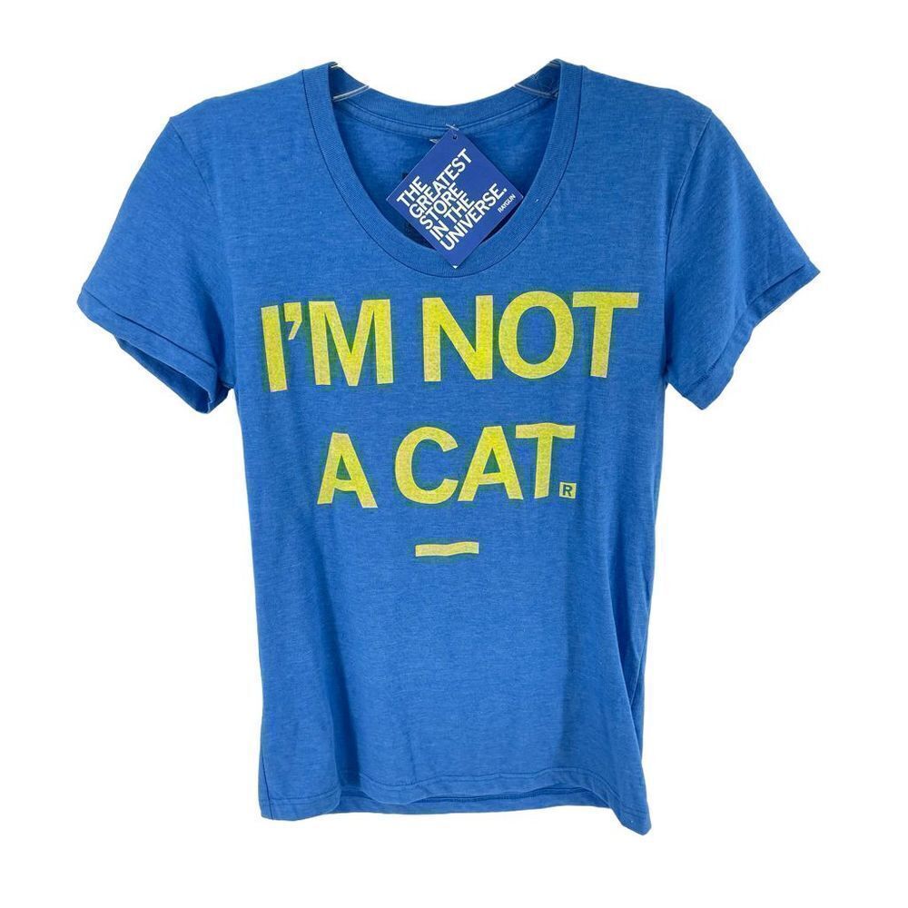Raygun I’m Not A Cat size large NEW t tee shirt NWT womens crew neck